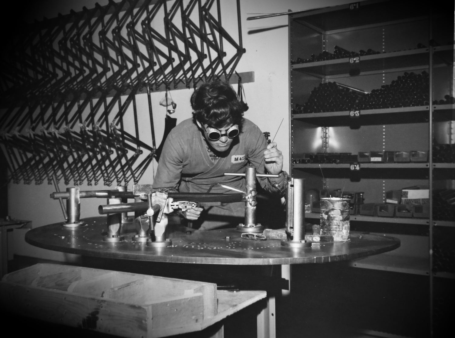 Welding the frames